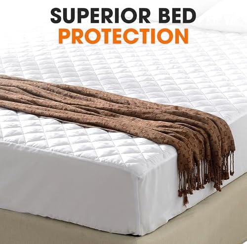 Cheer Collection Mattress Pad - Deep Pockets Quilted Cover