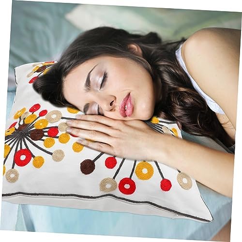 Yardenfun 2pcs Boho Style Throw Pillow Covers with Ethnic Flower Pattern