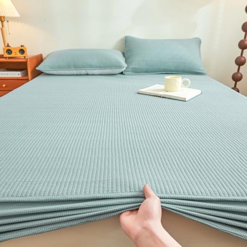 ZIQINPSQ Fitted Sheet Twin XL 15 Deep Pocket Mattress Cover