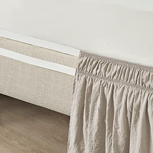 Lush Decor Ruched Ruffle Bedskirt Twin Full