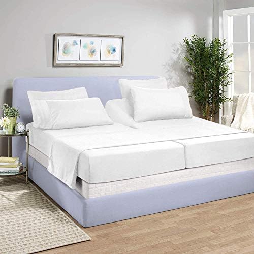 US Comfort Zone 700-TC King Split Sheet Set with Deep Pockets
