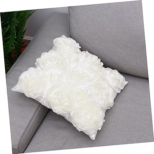 Unomor 42x42cm Square Embroidered Pillowcase with Invisible Zipper 1