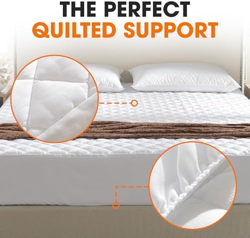 Cheer Collection Mattress Pad - Deep Pockets Quilted Cover