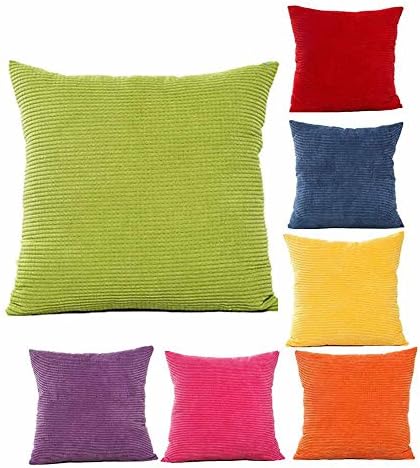 Scceatti 18x18 Purple Zipper Throw Pillow Covers