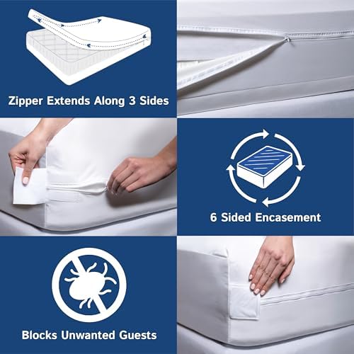 Four Seasons Essentials Super Deep Pocket Mattress Encasement - King Size 1