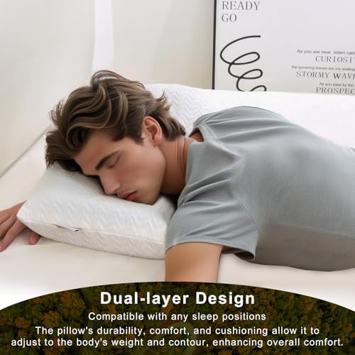 Vekkia Travel Pillow with Washable Cover 1