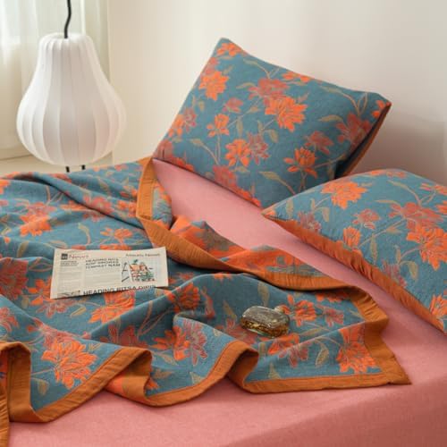 Purefair 100 Cotton Muslin Pillow Shams Set of 2