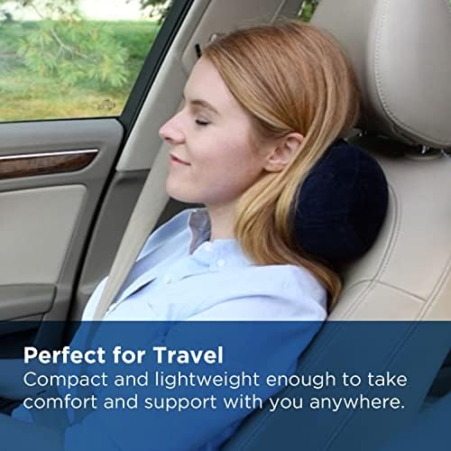 Tempur-Pedic Travel Pillow Peanut Shape Navy