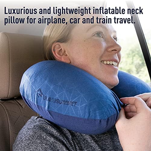 Sea to Summit Aeros Premium Travel Neck Pillow Navy Blue 1