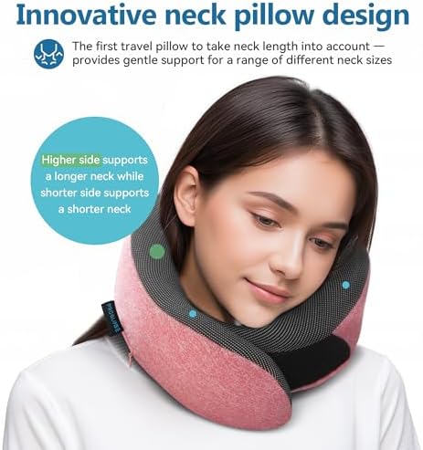 Proglobe Pink Airplane Travel Pillow Set