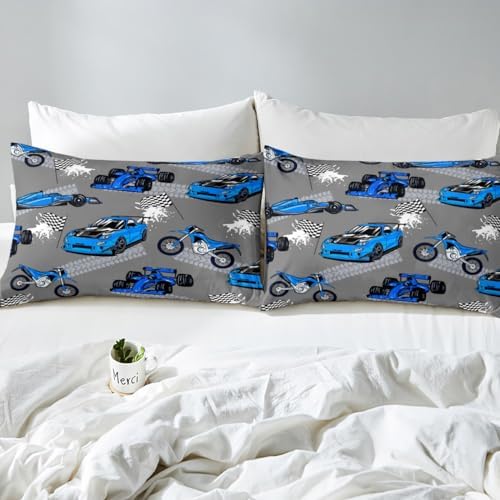 Castle Fairy Dirt Bike Fitted Sheet Set with Pillowcases 1