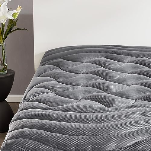 SLEEP ZONE Full Size Cooling Mattress Topper for Double Bed