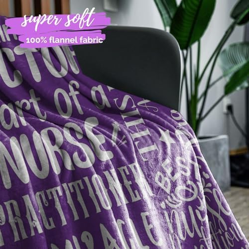 InnoBeta Purple Throw for Nurses Nurse Week Gift 1