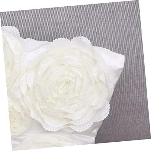 KICHOUSE 42x42cm Rose Throw Pillow Covers for Sofa and Car Seat