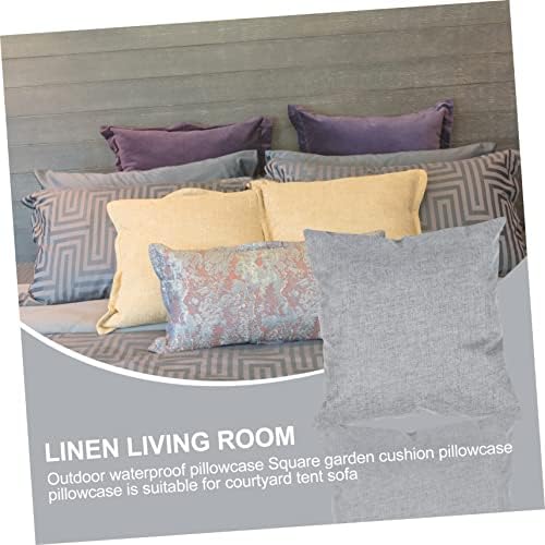 HOODANCOS 1Piece Solid Color Outdoor Pillow Cover