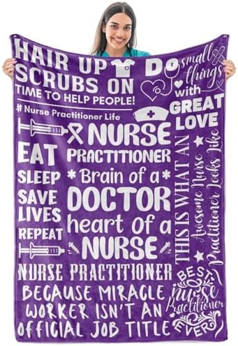 InnoBeta Purple Throw for Nurses Nurse Week Gift 1