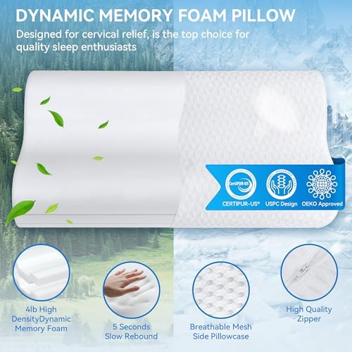 Zibroges Sandwich Cervical Pillow Queen Size