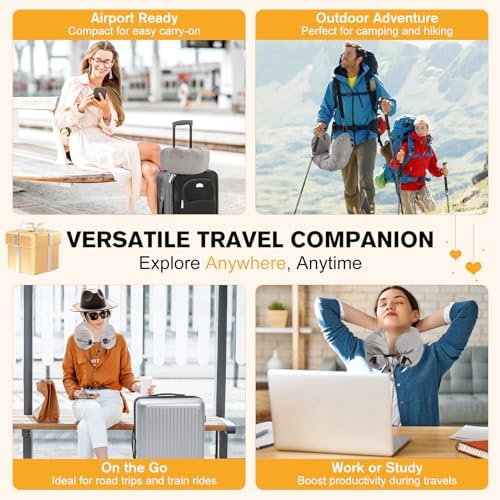 DreamShore Travel Pillow Zipper 20 No Filler Fits 3 Days