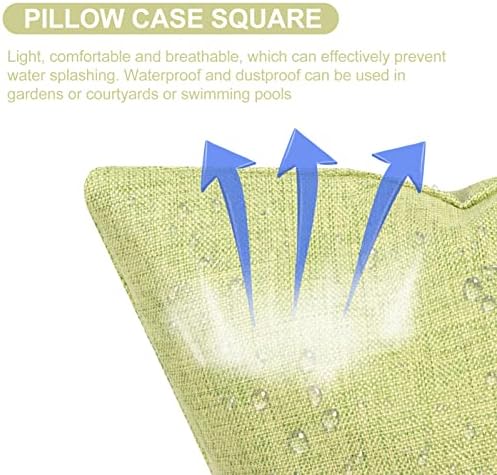 Mikinona Waterproof Pillowcase for Home Garden and Sofa Use