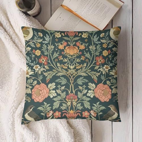 Country Bird Pillow Case Set of 2 20x20in