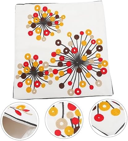 WHAMVOX 2pcs Bohemian Style Canvas Throw Pillow Covers with Hidden Zipper