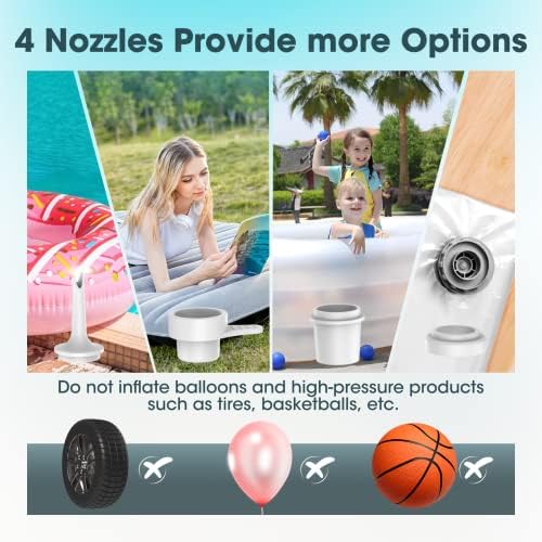 LILTSDRAE Mini Air Pump Type-C Rechargeable
