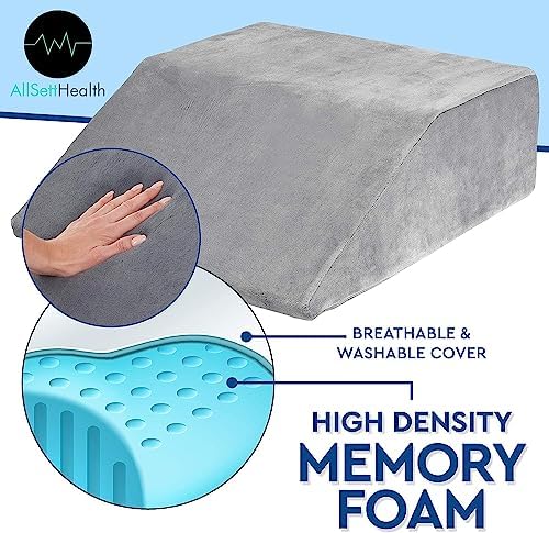 Memory Foam Leg Elevation Pillow for Swelling Relief