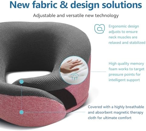 Proglobe Pink Airplane Travel Pillow Set