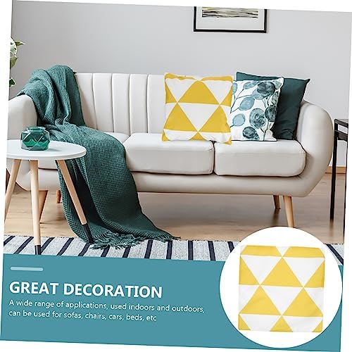 Garneck Geometric Pillowcase for Car No Insert Decorative Design