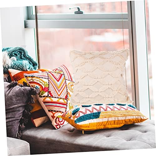 Alipis Decorative Throw Pillow Cover with Lint Pattern