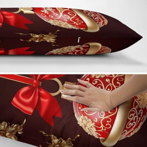 VFMNT Golden Bell Throw Pillow Cover 24x16 Inch