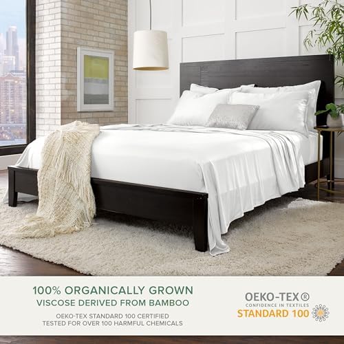 King Pillowcases by Pure Bamboo - Organic Viscose Cooling Soft Envelope Closure 2-Pack