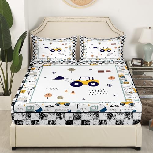 Castle Fairy Cartoon Car Kids Sheet Set with Pillowcases 1