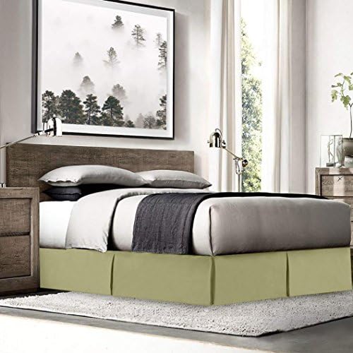 Clara Clark Premier 1800 Bed Skirt Dust Ruffle Queen