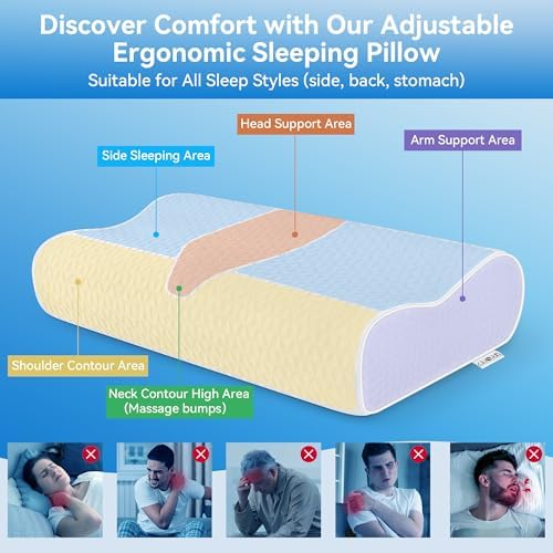 Zibroges Sandwich Cervical Pillow Queen Size