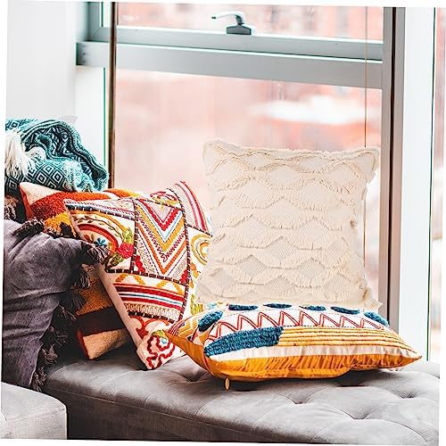 Happyyami Lint Pattern Throw Pillow Cover