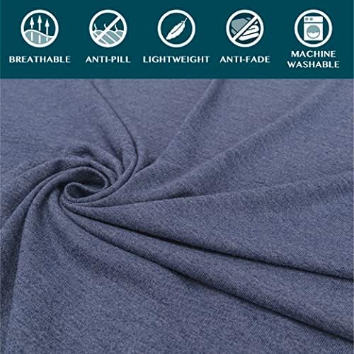 PAVILIA Travel Blanket Pillow Set Compact Packable Navy Blue
