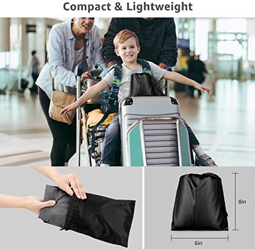 Rewondah 2-Pack Inflatable Foot Rest Pillow for Travel 1