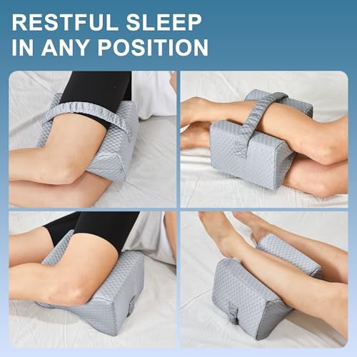 Cooling Knee Pillow for Sciatica Relief and Spine Support