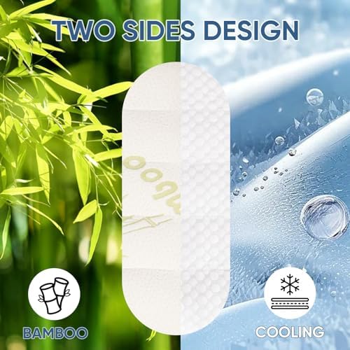 MINUPWELL Cooling Ultra Flat Pillow - 25 Inch High 18x26 in