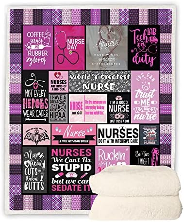 Nurse Gifts Throw Blanket for Women 50x60 Inch 1