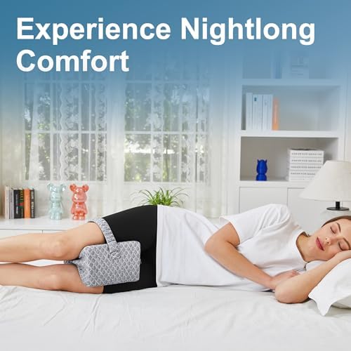 Knee Pillow for Side Sleepers Grey