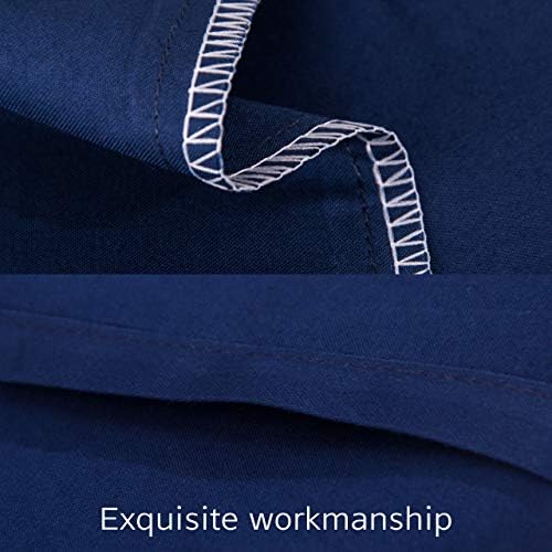 NTBAY Egyptian Cotton Pillowcases Set of 2 - 20x30 Navy Blue Envelope Closure