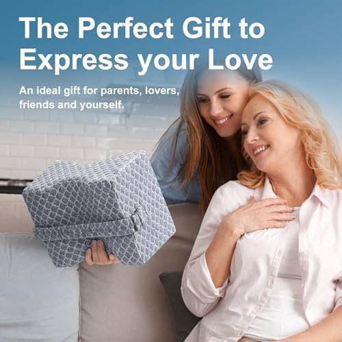 Knee Pillow for Side Sleepers Grey