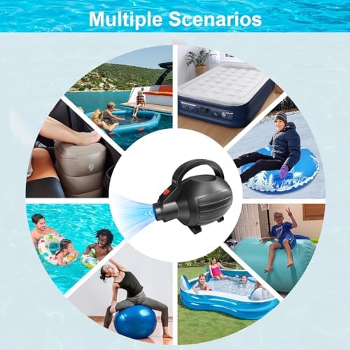 VOFiTNY 600W Electric Air Pump with 4 Nozzles
