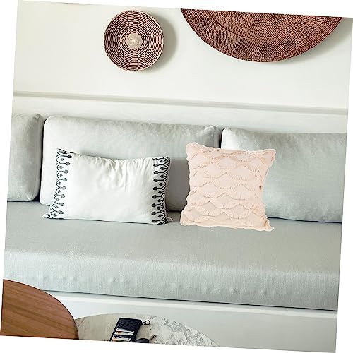 KICHOUSE 1Piece Beige Throw Pillow Cover for Home Decor