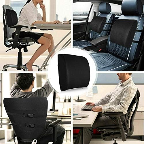 Memory Foam Lumbar Support Pillow for Back Pain Relief