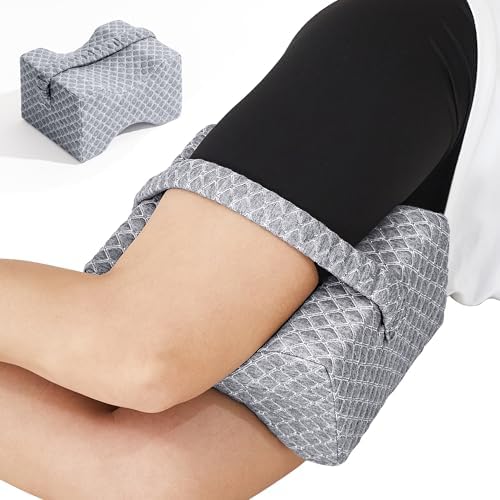 Knee Pillow for Side Sleepers Grey