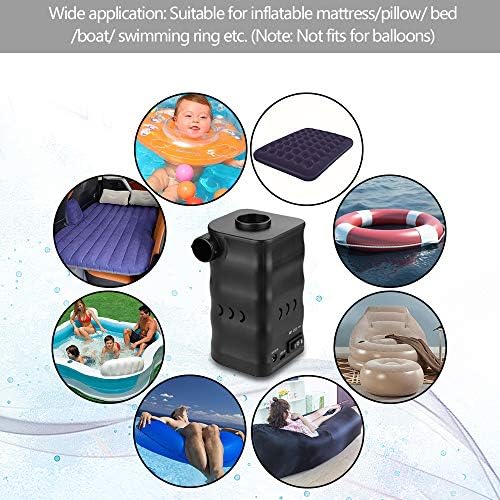 Zacro Portable Electric Air Pump with 6000mAh Battery 1