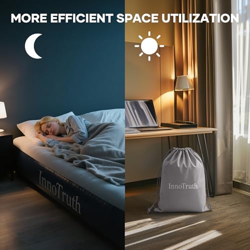 InnoTruth Queen Air Mattress with Built-in Pump and 13 Raised Comfort